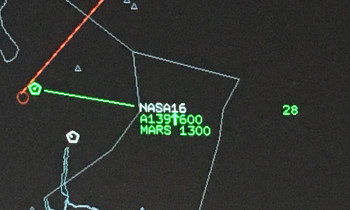 Radar screen NASA
